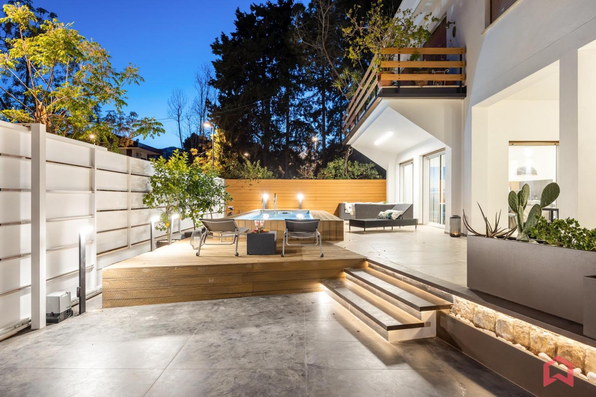 Appartamento In Villa Con Piscina Privata ปาแลร์โม ภายนอก รูปภาพ