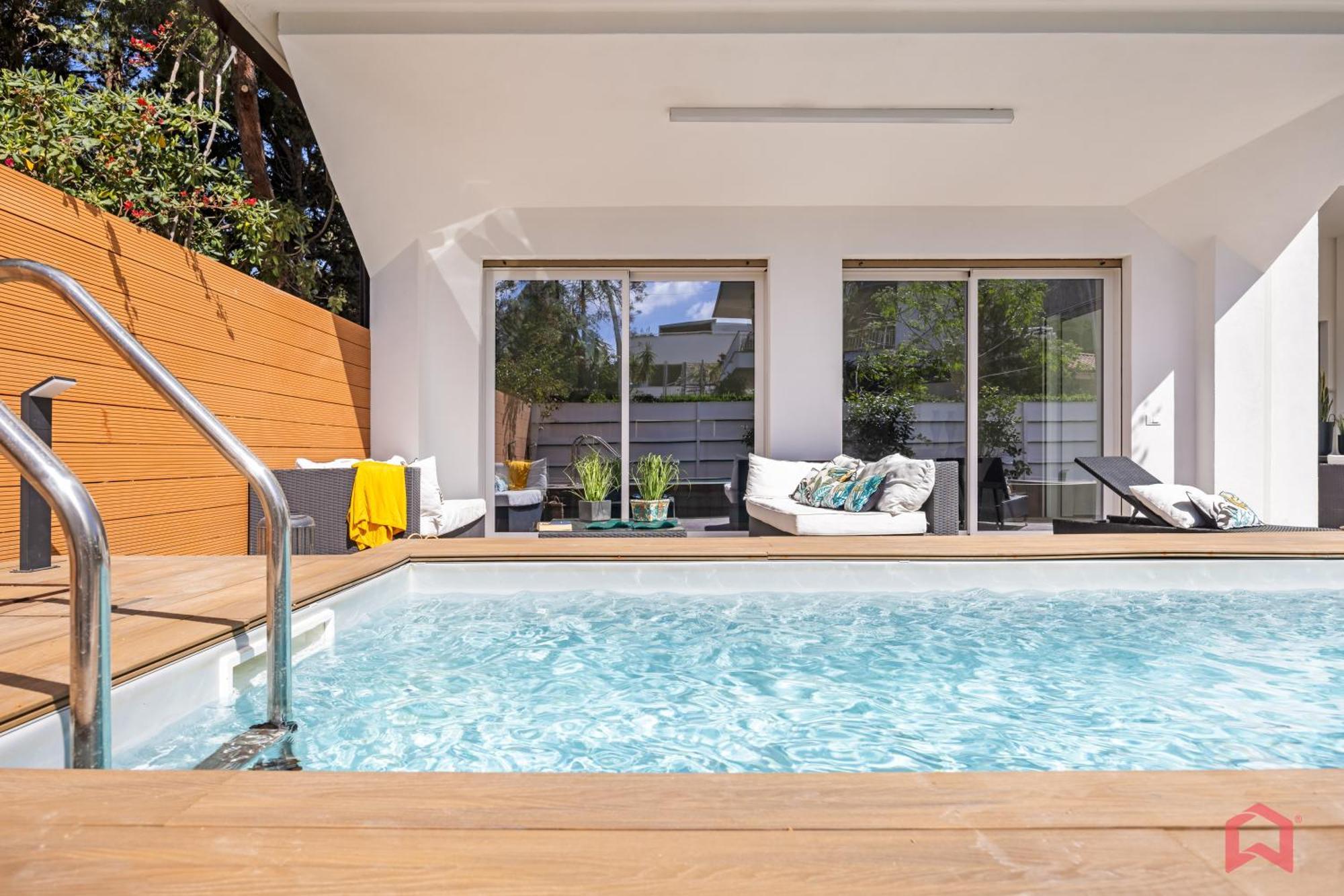 Appartamento In Villa Con Piscina Privata ปาแลร์โม ภายนอก รูปภาพ